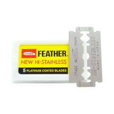 Feather New Hi-Stainless dubbelrakblad 10 st
