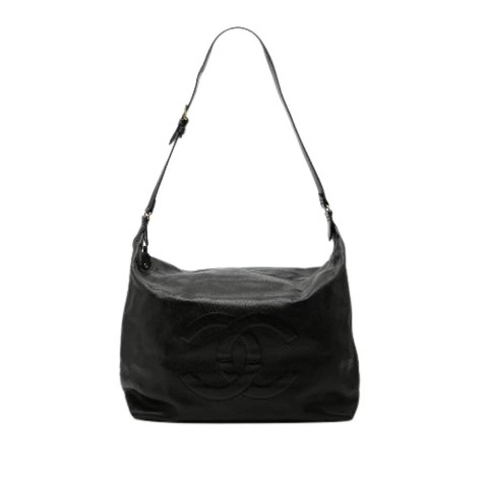 Chanel Vintage Pre-owned Vintage Skuldertaske - Vintage - Dame - Sort - ONE SIZE - Uld