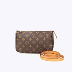 LOUIS VUITTON Monogram Pochette Accessoires - Brown