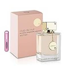 Club de Nuit Woman Parfym 105 ml, långvarig arabisk parfym, Eau da Parfum importerad från Dubai, sofistikerad fruktig blommig doft, inklusive uppladdningsbar 5 ML (Woman)