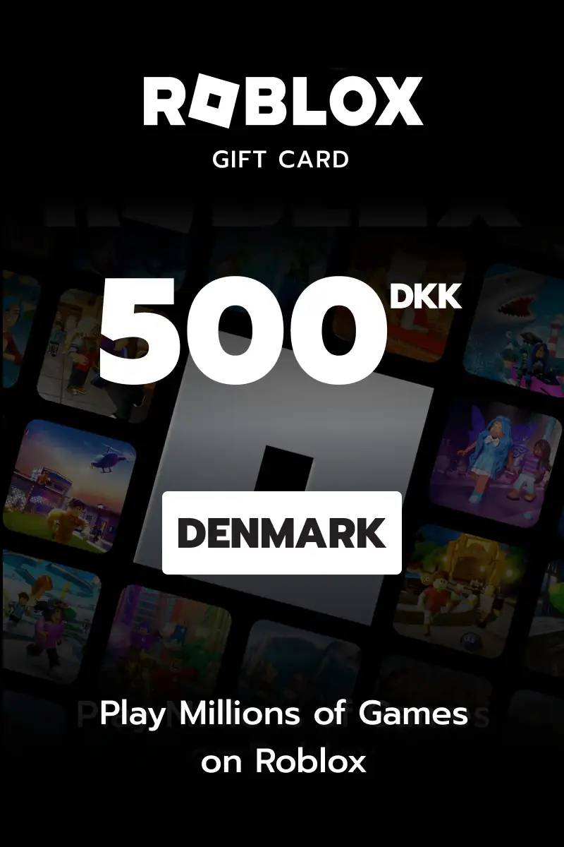 Roblox 500 DKK Gift Card (DK) - Digital Code.