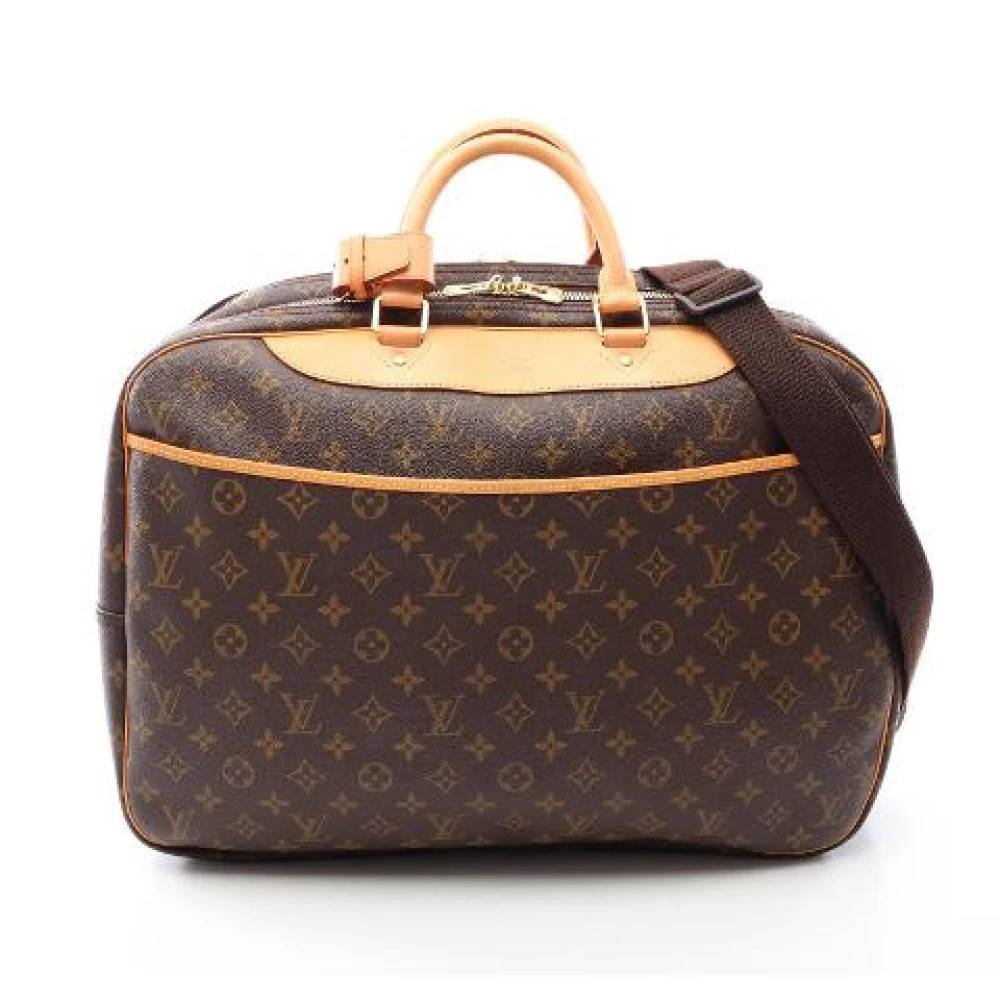 Louis Vuitton Vintage Pre-owned Alize 24H Monogram Boston Bag - Vintage - Dame - Brun - ONE SIZE - Uld