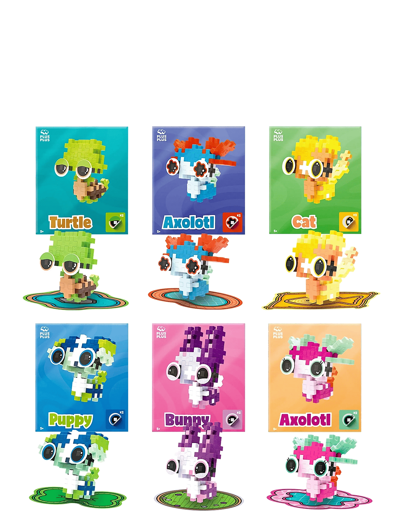 Plus-Plus Pet Packs Bundle - Multi/patterned - One Size