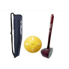 MIZUNO Park Golf Club with Set For Red Case, 3-piece C3JLPC30, Unisex, Right-Handed, Beginners/Introductory Players, röd