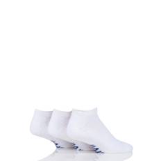 3 Pair White Footnurse Cushioned Foot Diabetic Trainer Socks Men's 9-11 Mens - Iomi