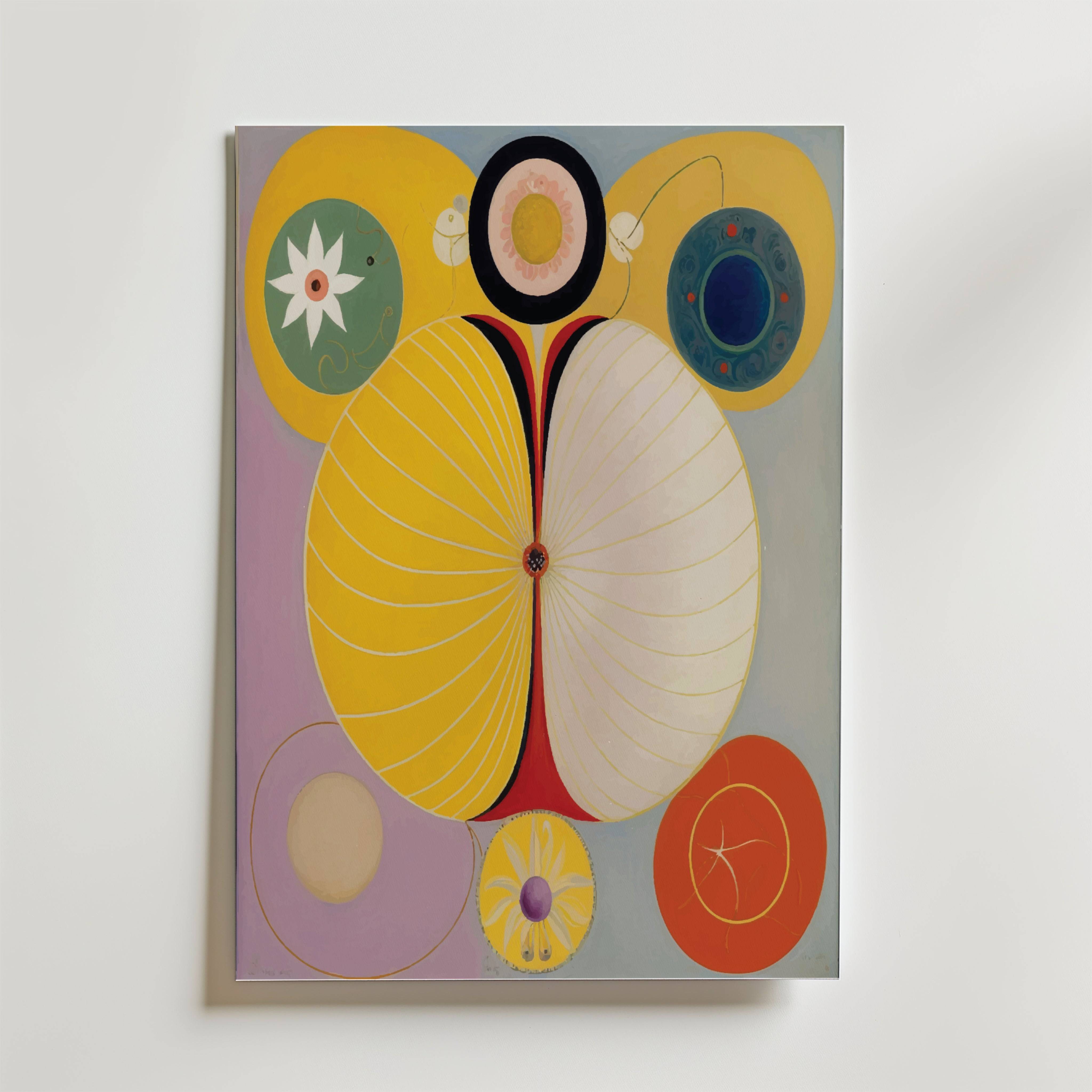 Hilma af Klint The Source of Light Poster - Fine Art Poster 40x50 cm