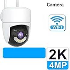 Övervakningskamera, WiFi-kamera utomhus 2K 4MP 5G wifi-övervakningskameror Ai-spårning Smart hemsäkerhetsskydd CCTV IP-kamera,Säkerhetskameror(A Camera)