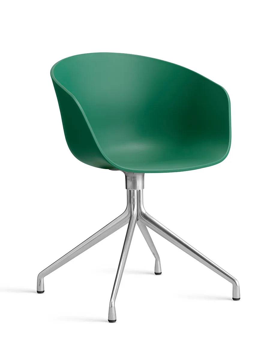 About a Chair AAC20 fra Hay Teal Green / Poleret aluminium - Jacobsen Plus