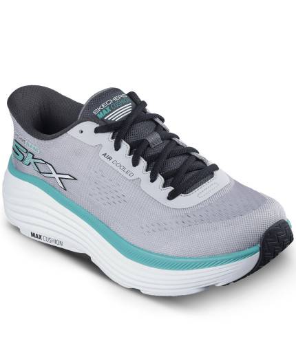 Skechers Max Cushioning Exciton Løbesko, Light Grey, 41