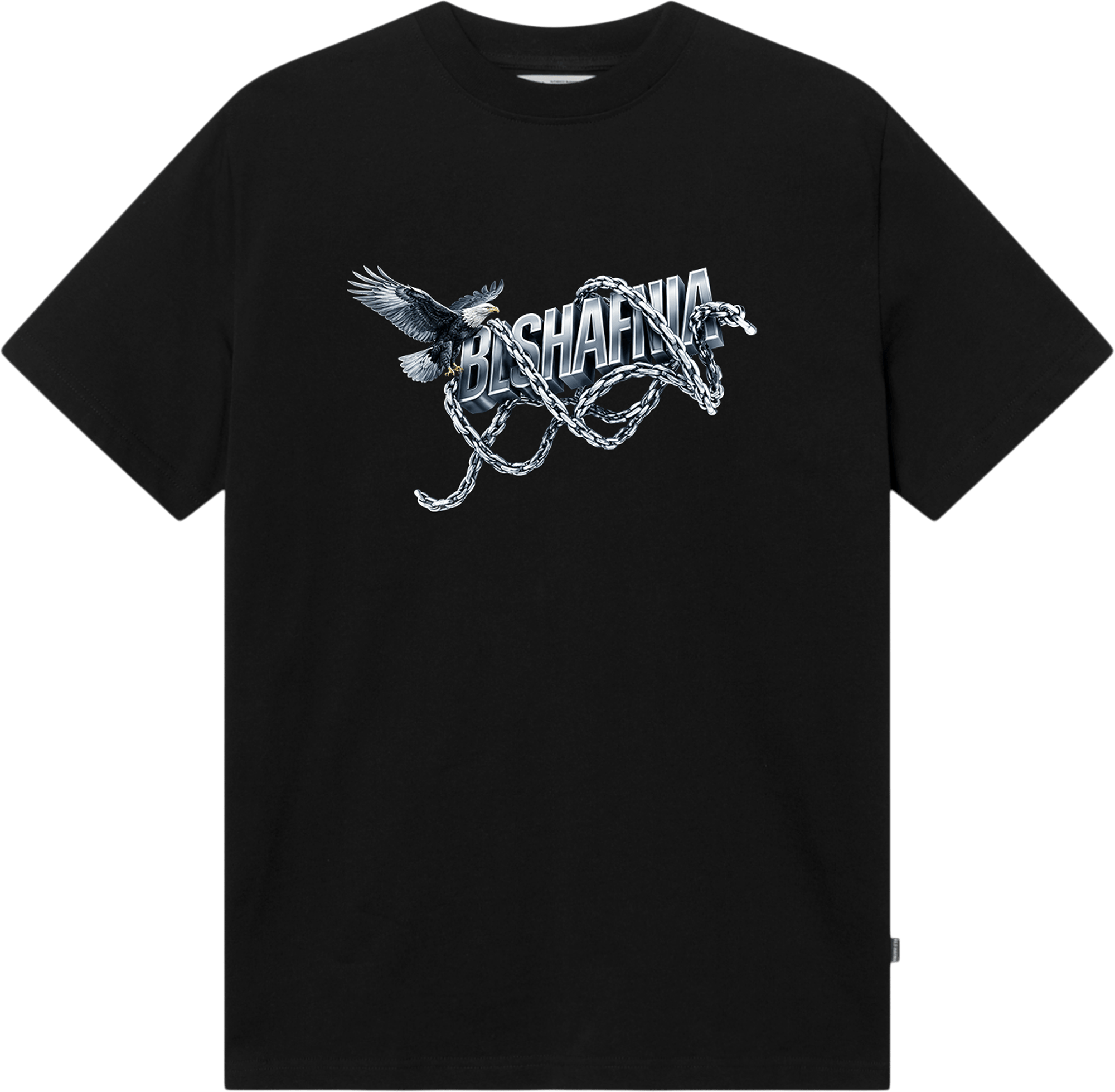 BLS Bird Chain T-shirt Loose fit - Sort - S.
