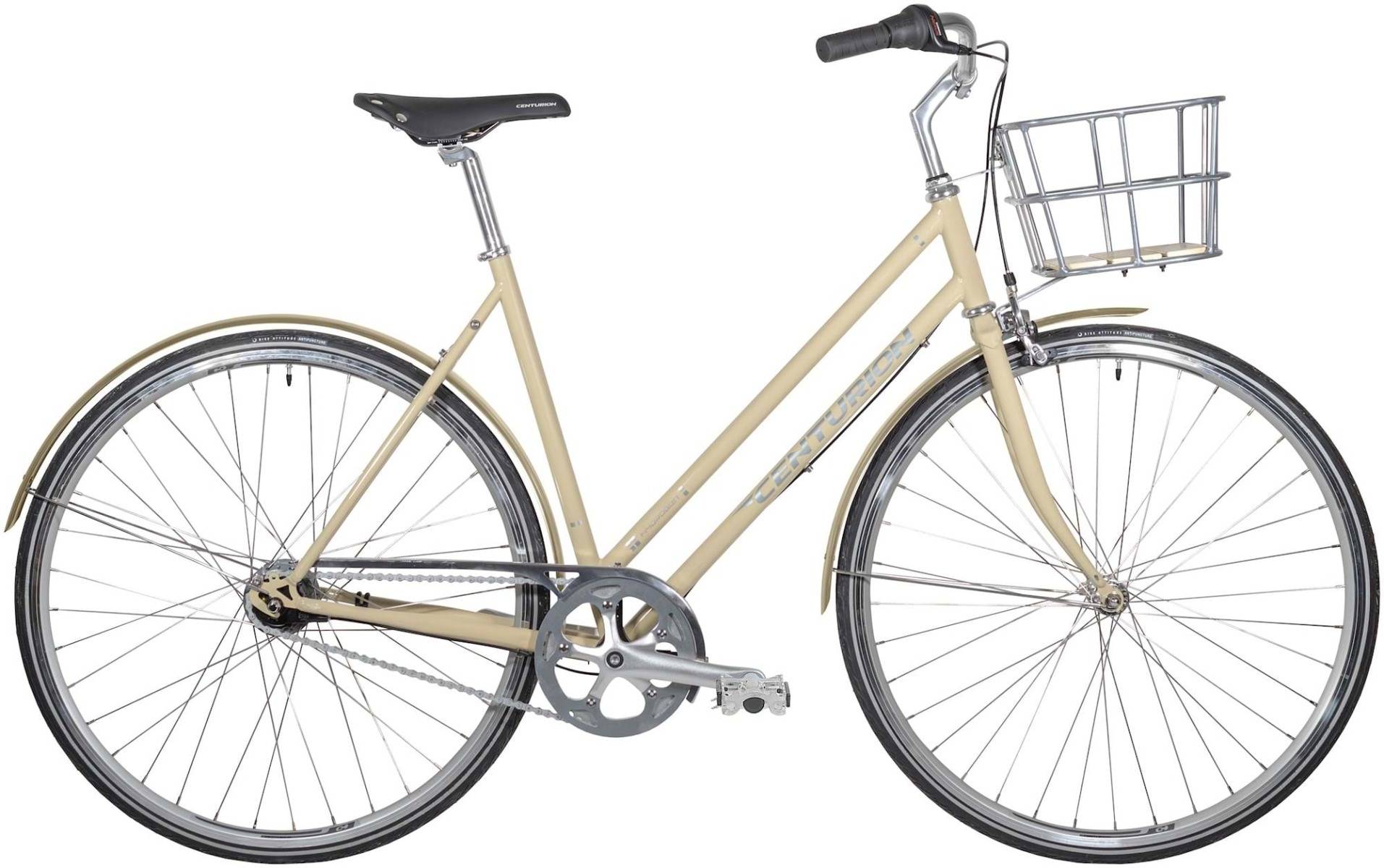Centurion Hydrogen Dame fodbr. blank creme inkl. kurv-53 cm