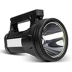 ERAY LED-ficklampa 15 000 lumen, LED handstrålkastare batteri uppladdningsbar, 10 800 mAh & IPX4 vattentät och 6 lägen, bärbara ficklampor/nödljus, stark blixt för utomhus camping vandring