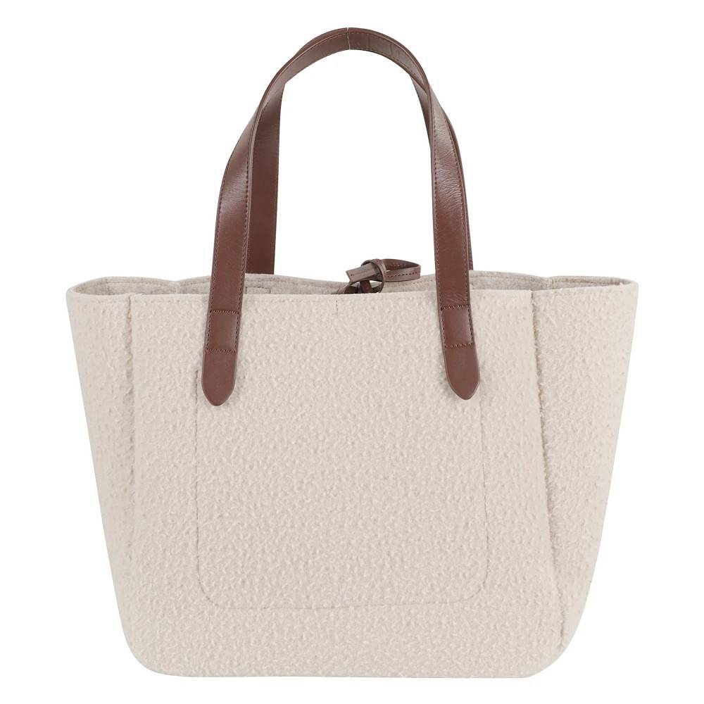 JW Anderson Beige Uld Bælte Tote Taske - Tasker - Dame - Brun - ONE SIZE - Uld