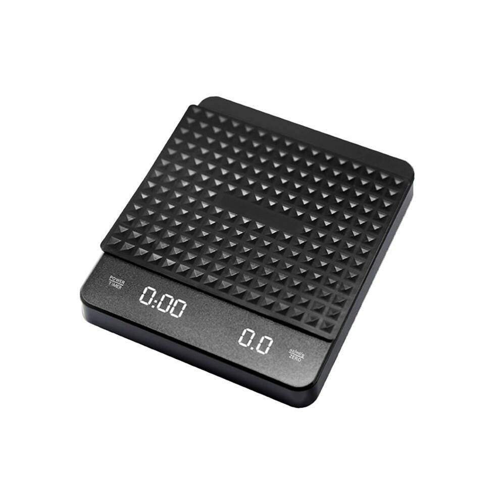 High Precision Digital Coffee Scale with Timer Rechargeable Kitchen Scale with 3 Units(G/Oz/Lb) Coffee Bean Weight Scale