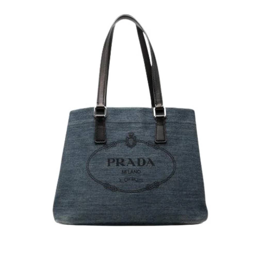 Prada Vintage - Pre-owned Denim Tote Bag Vintage - Dam - ONE Size - Denim