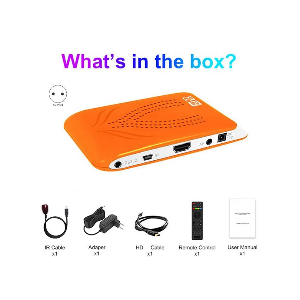 2X LION Q1920+ Receiver TV Satellite DVB-S2X DVB-S2 H.264 TV Box STB Tuner Support IPTV EU Plug