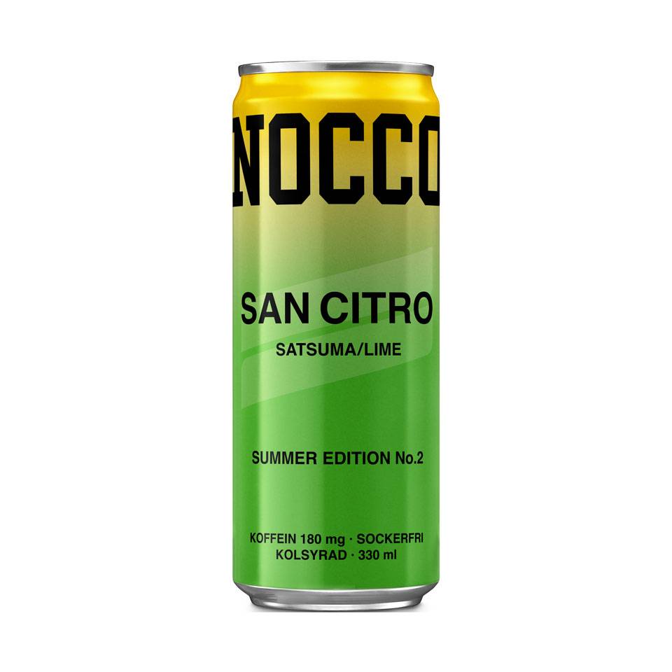 NOCCO BCAA - 330 ml - ICE Soda - Funktionsdryck, Energidryck, Grenade aminosyror