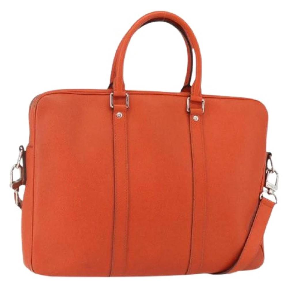 Louis Vuitton Vintage Pre-owned Læder Håndtaske - Vintage - Dame - Orange - ONE SIZE - Læder