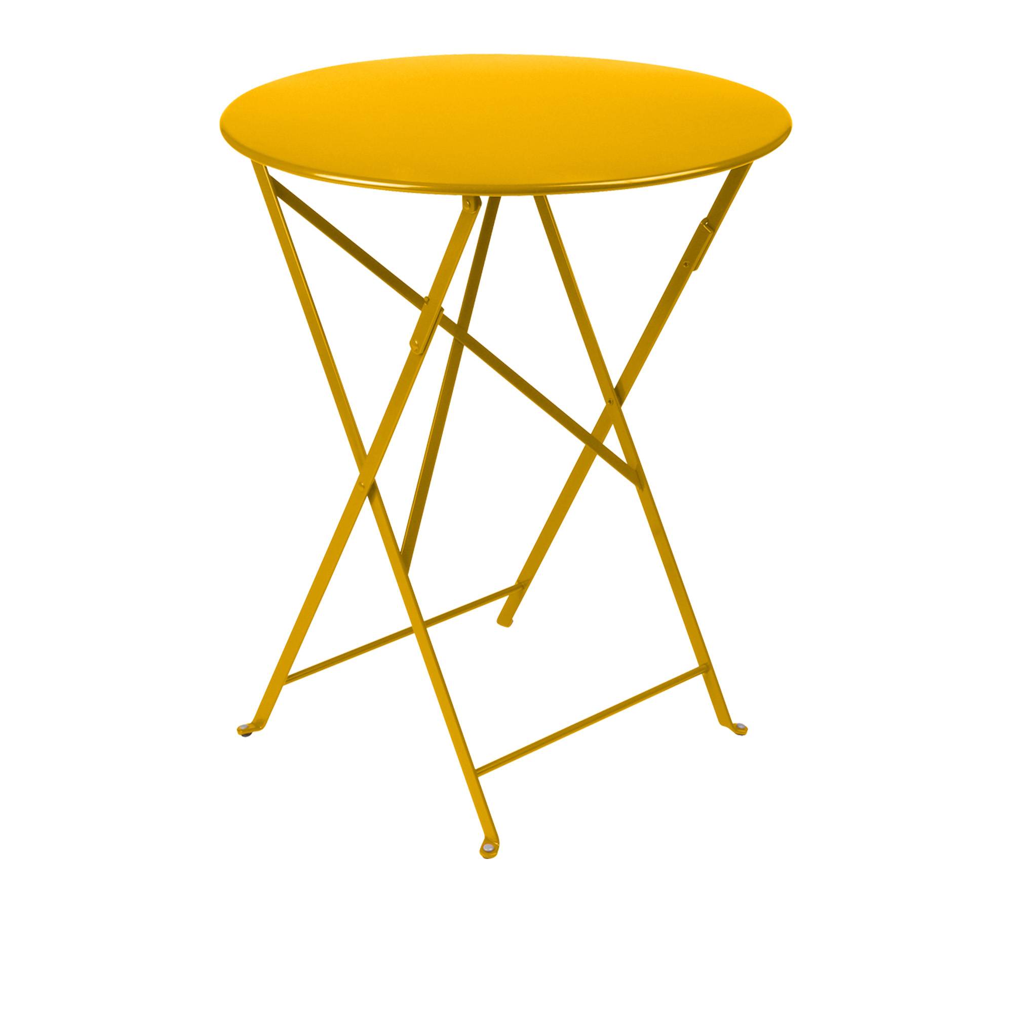 Fermob - Bistro Table Ø60 cm - Honey - Udendørs små borde og sideborde - Gul