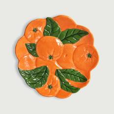Tallrik apelsin orange