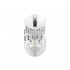 Arbiter Studio AKITSU Medium Carbon Fiber 8K Trådløs Gaming Mus - Hvid