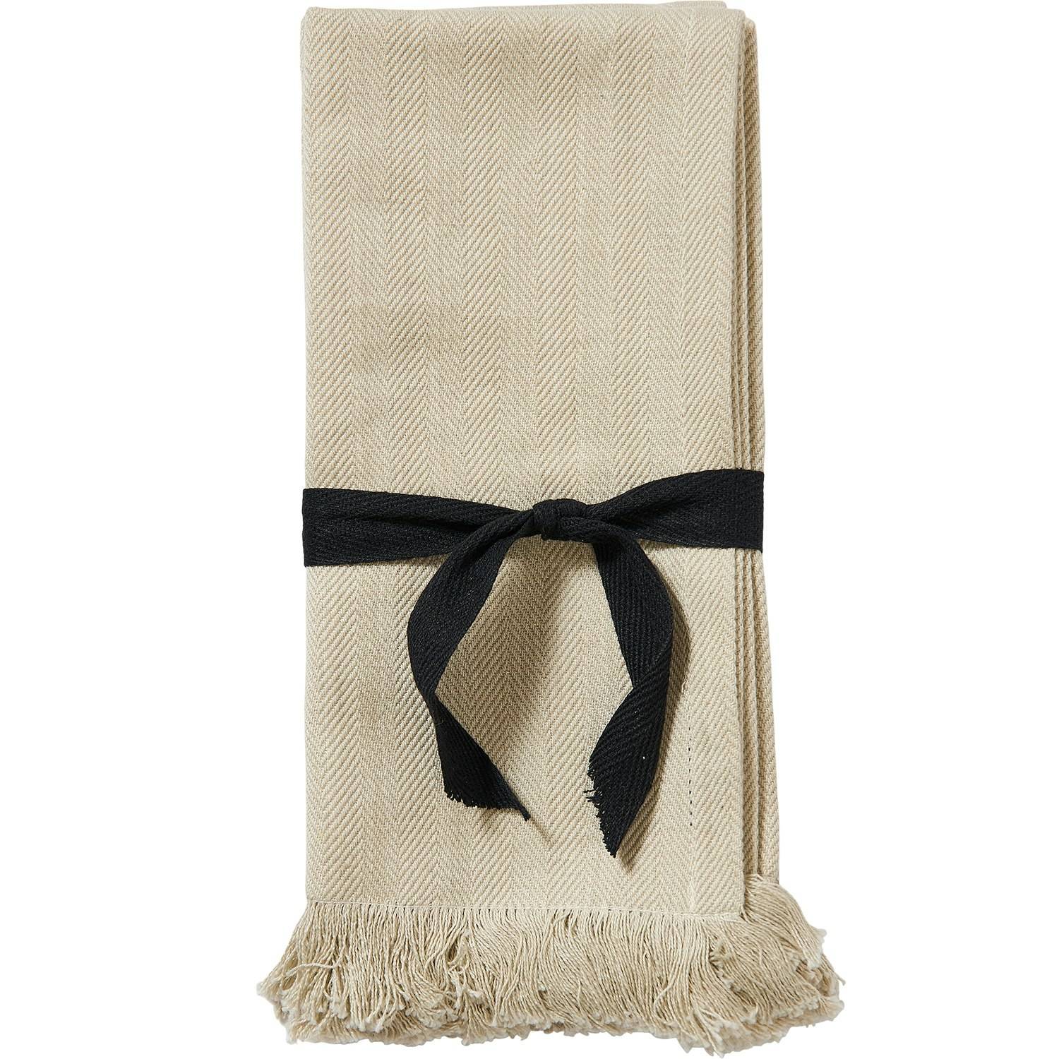 Muubs - Umami Servett 45x45 Cm 2-pack / Sand - Grå