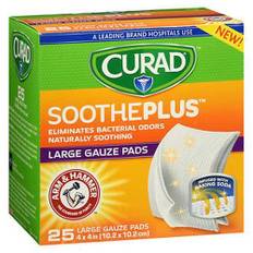 Curad, Sootheplus Large Gauze Pads, 25 Each