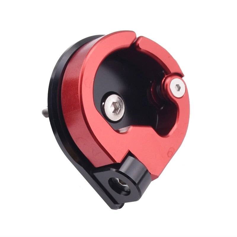 Allmän motorcykel krok cnc bearbetning motorcykel hjälm krok scooter vridbar krok - Röd