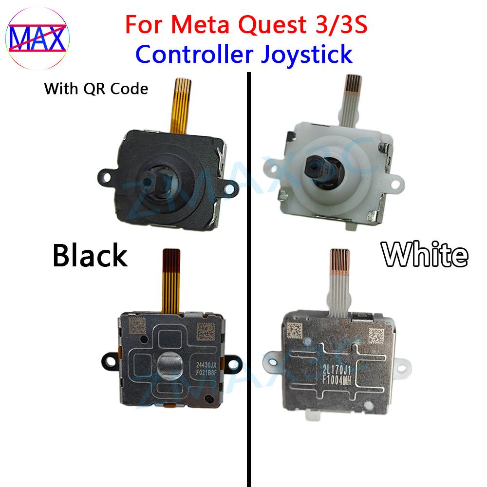 Original 3D Joystick For Meta Quest 3 VR Controller Single Joystick Replacement For Oculus Quest 3S Handle Joystick With QR Code