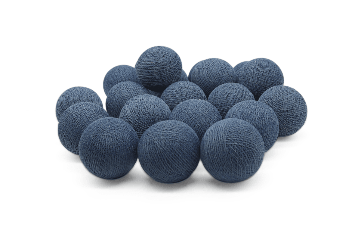 Irislights - Irislights Vintage Blue 35 bollar - Dekorationsbelysning - Blå