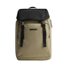 Dsquared2, Taske, unisex, Beige, ONE SIZE, Uld, Tofarvet Rygsæk med Justerbar Snøre og Lynlåslommer