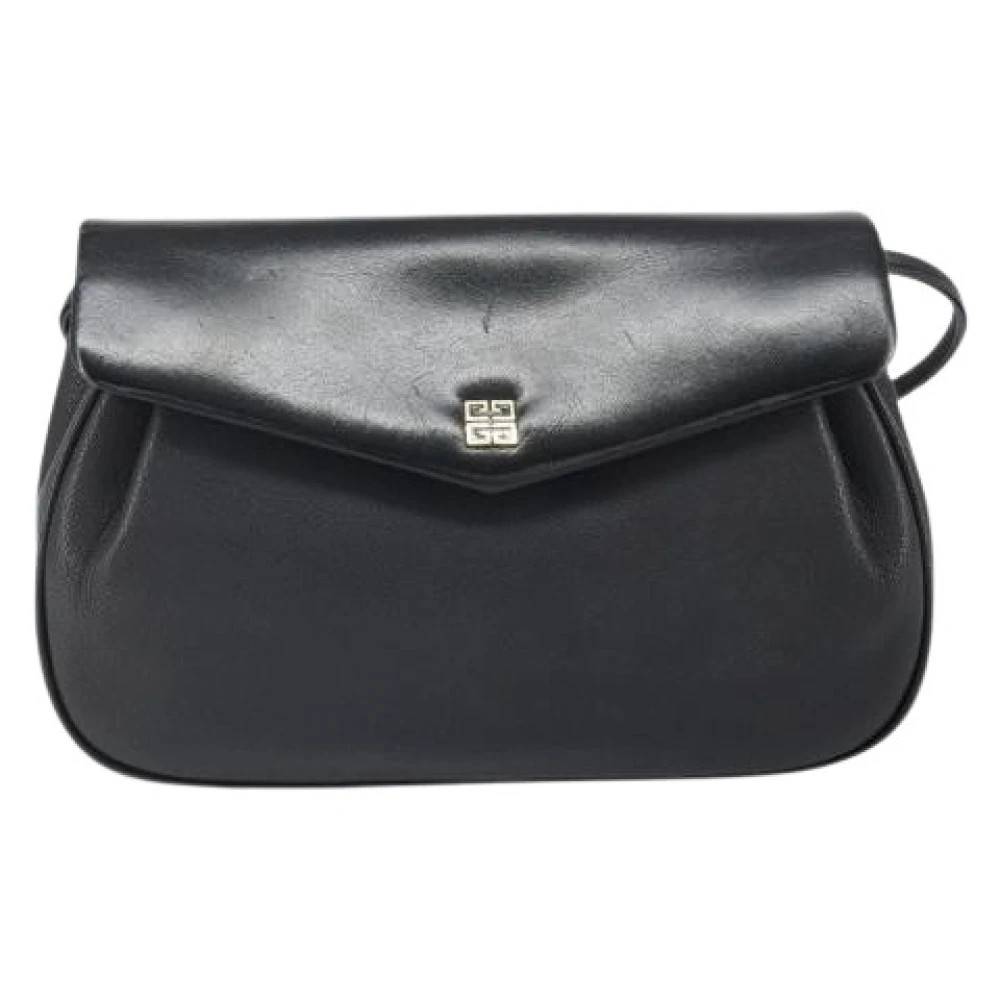 Givenchy Pre-owned Pre-owned Læder Crossbody Taske - Vintage - Dame - Sort - ONE SIZE - Læder