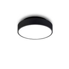 Antidark Luna plafond, Ø26 cm, 3000K, sort
