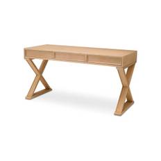 Sardinia skrivbord ekfanér - Brun (L. 150 | W. 60 | H. 76 cm)