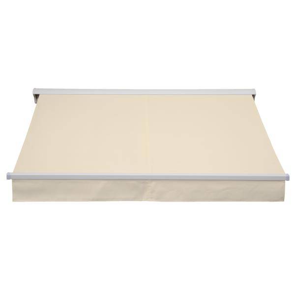 Essence åben elektrisk markise 250x200cm creme/hvid