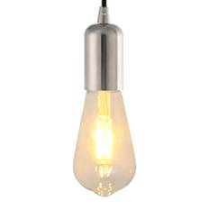 vidaXL Lamphållare 2 st Satin Nickel E27
