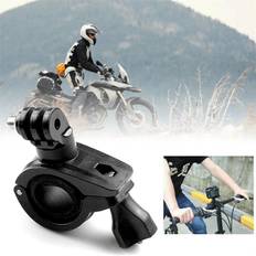 360 Degree Rotation Bike Stand Action Camera Holder For Gopro Hero 10 9 8 7 6 5 SJCAM Camera Accessories Reusable Camera Holder svart