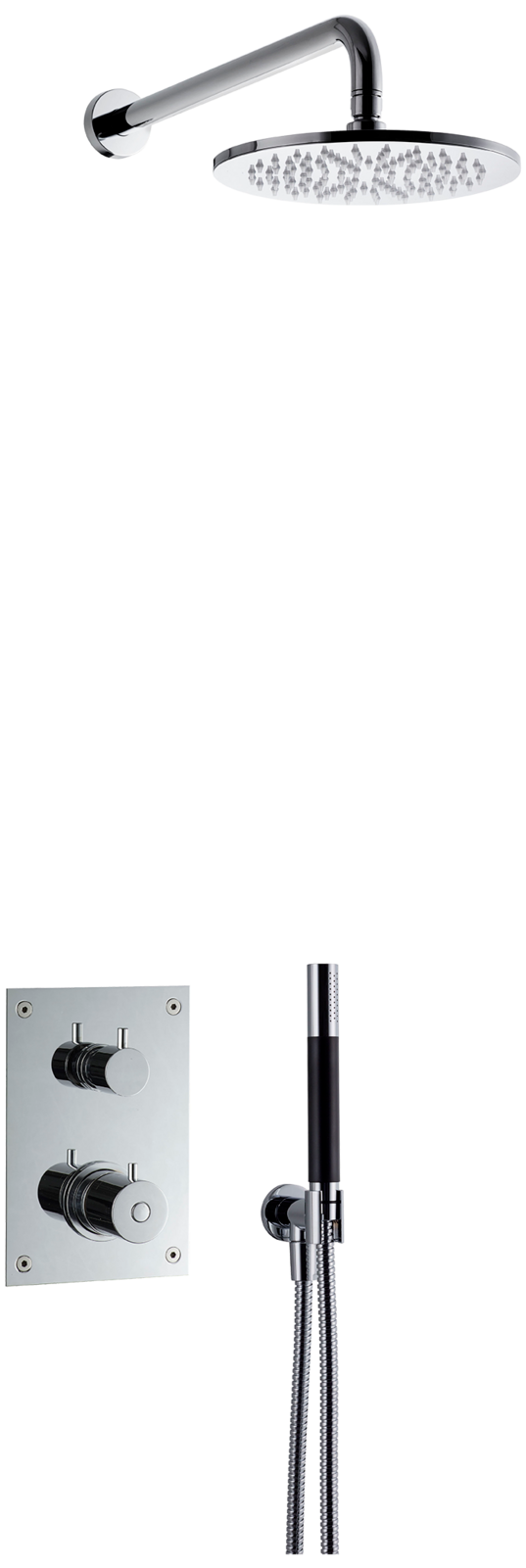 Tapwell Takduschset BOX7268 Edition 2 för inbyggnad (Krom)