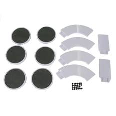 Expandable Turntable for Oblong Rectangular Dining Tables 360 Degree Rotation Dinner Table
