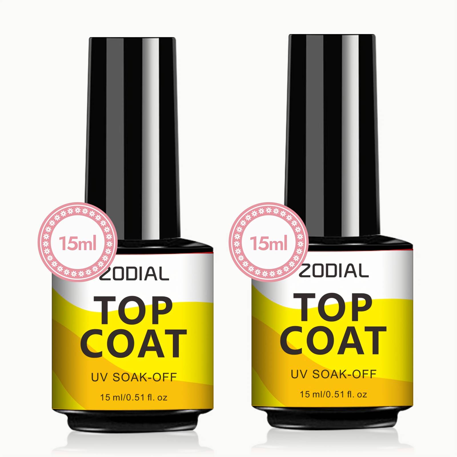 TEMU (1pc/2pcs) High Gloss No Wipe Gel Nail Polish Gel Nail Polish - Long , Clean Alcohol-free Formula, Gel Nail Polish Starter Kit For Home Diy Nail