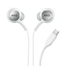 Original Samsung AKG EO-IC100B Hovedtelefoner med USB-C stik - Hvid