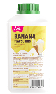 Sirap - Banan, 1 liter. Nic
