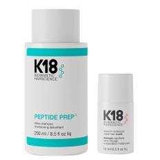 K18 Leave in Mask 15 ml + K18 Detox Shampoo 250ml DUO