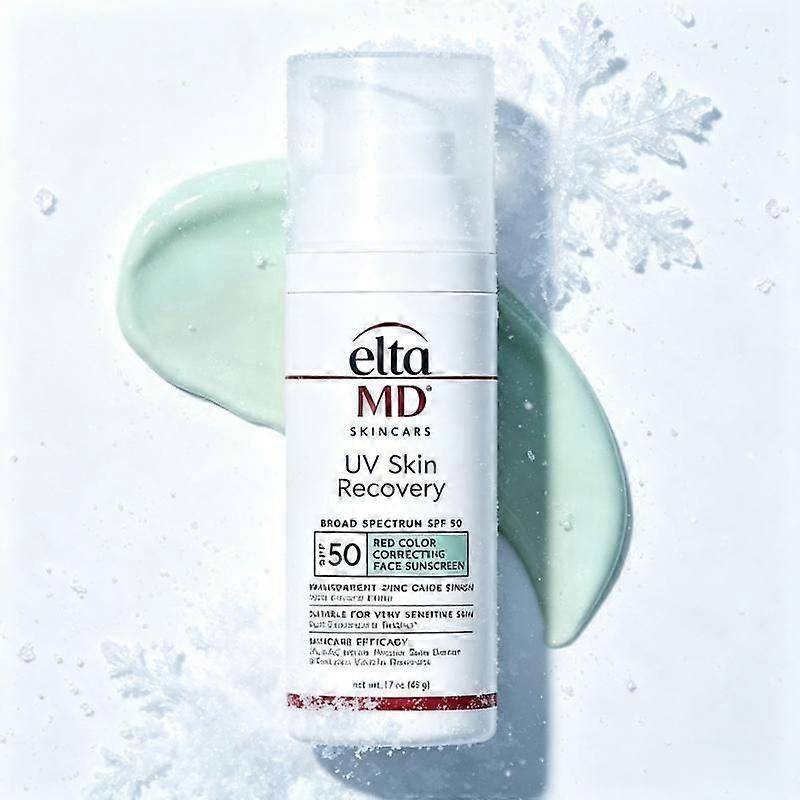EltaMD UV Skin Recovery SPF50 Tinted Sunscreen, Zinc Oxide Facial Sun Cream, Redness Relief for Sensitive Skin 48g