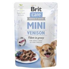 Brit Care Mini Venison fillets in gravy 85g 24-pack