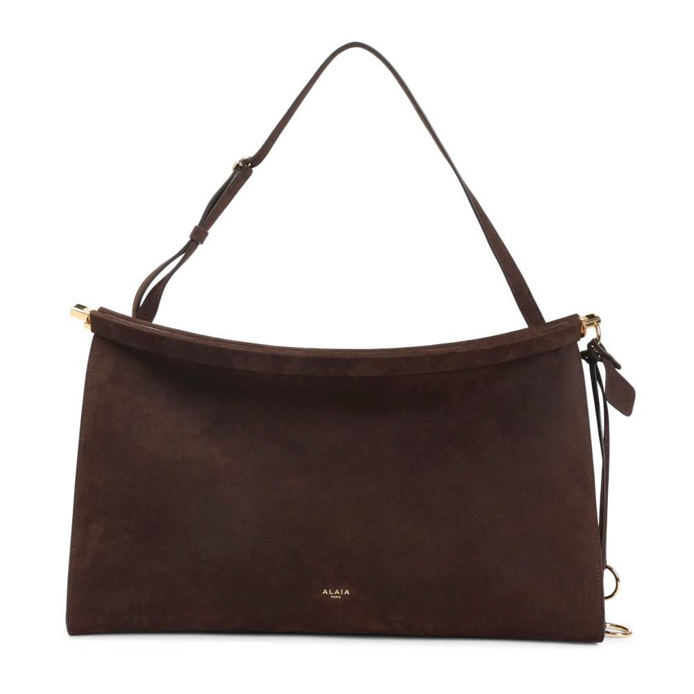 Alaïa Brun Ruskind Lædertaske - Tasker - Dame - Brun - ONE SIZE - Læder