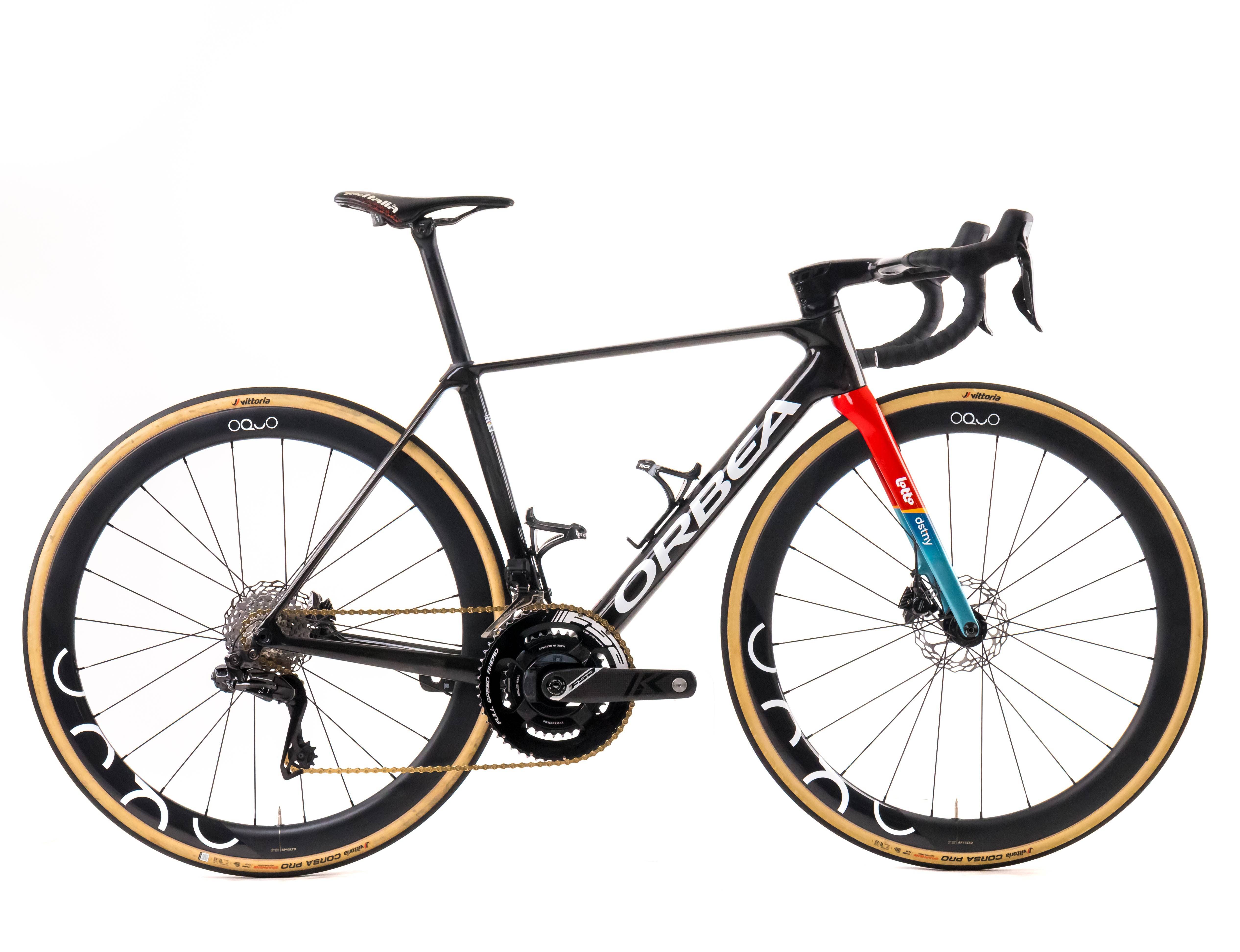 Orbea Orca Omx 2024 - Shimano Dura-Ace Di2 2x12sp Power Meter - Oquo RP45 LTD (New) - Bikeroom / 49 / black/red/blue (49)