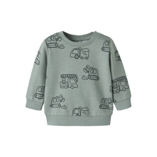 NAME IT Sweatshirt Komma Green Milieu