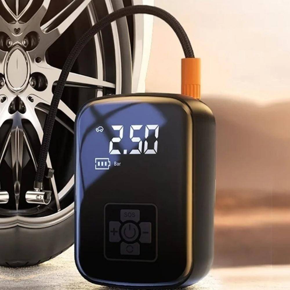 150PSI Smart Luftpump Bärbar Bil Automatisk Kompressor Däckpump för Motorcykel Cykel Uppblåsbar
