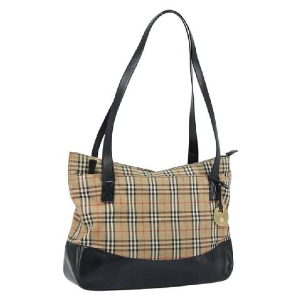 Burberry Vintage Pre-owned Vintage Tote Bag - Vintage - Dame - Beige - ONE SIZE - Uld